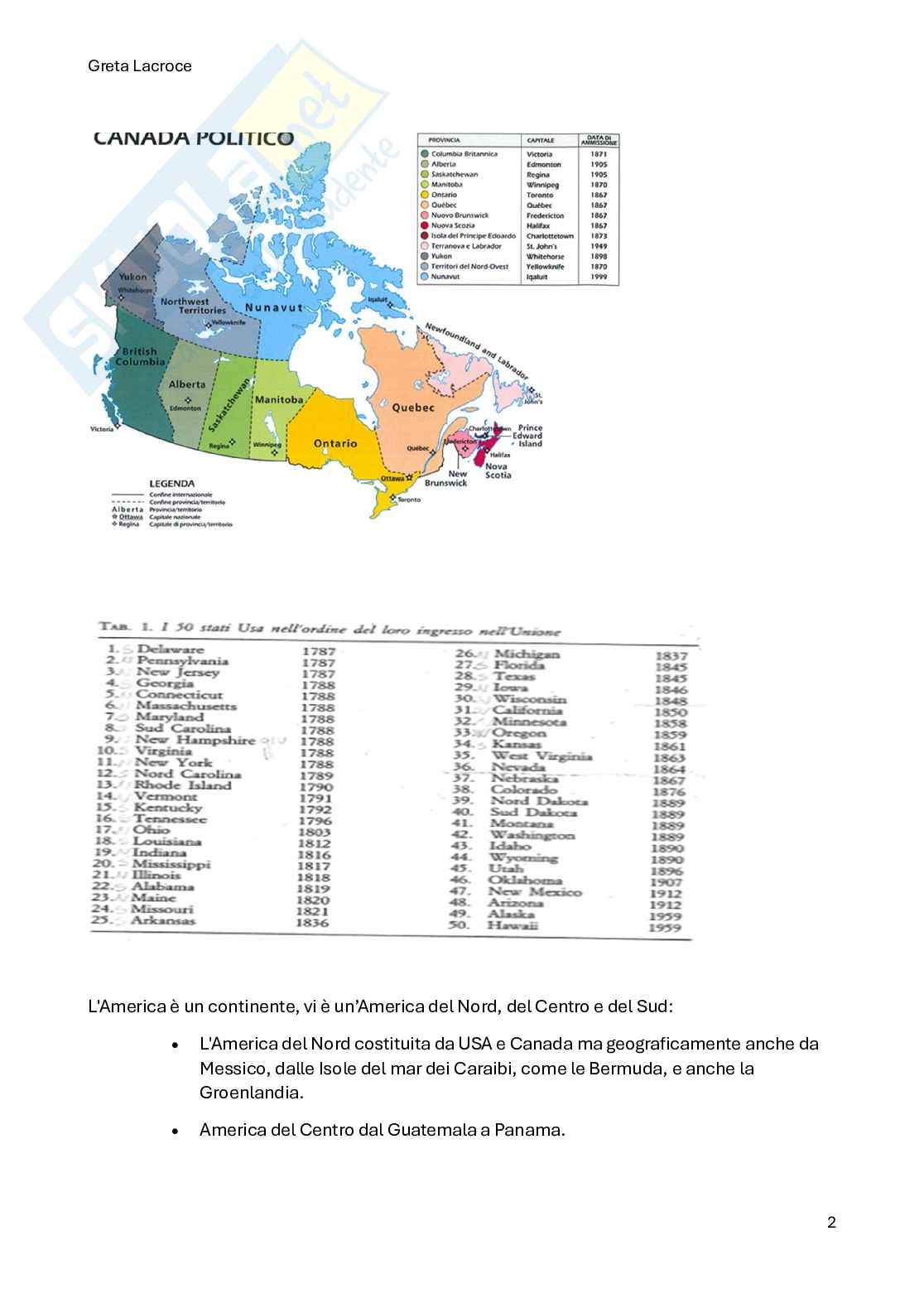 Riassunto esame Storia dell'America del nord, Stati Uniti e Canada, Prof. Maccarini Roberto, libro consigliato Dalla neutralità alle trincee. Gli Stati Uniti e la Prima guerra mondiale , Maccarini Pag. 2