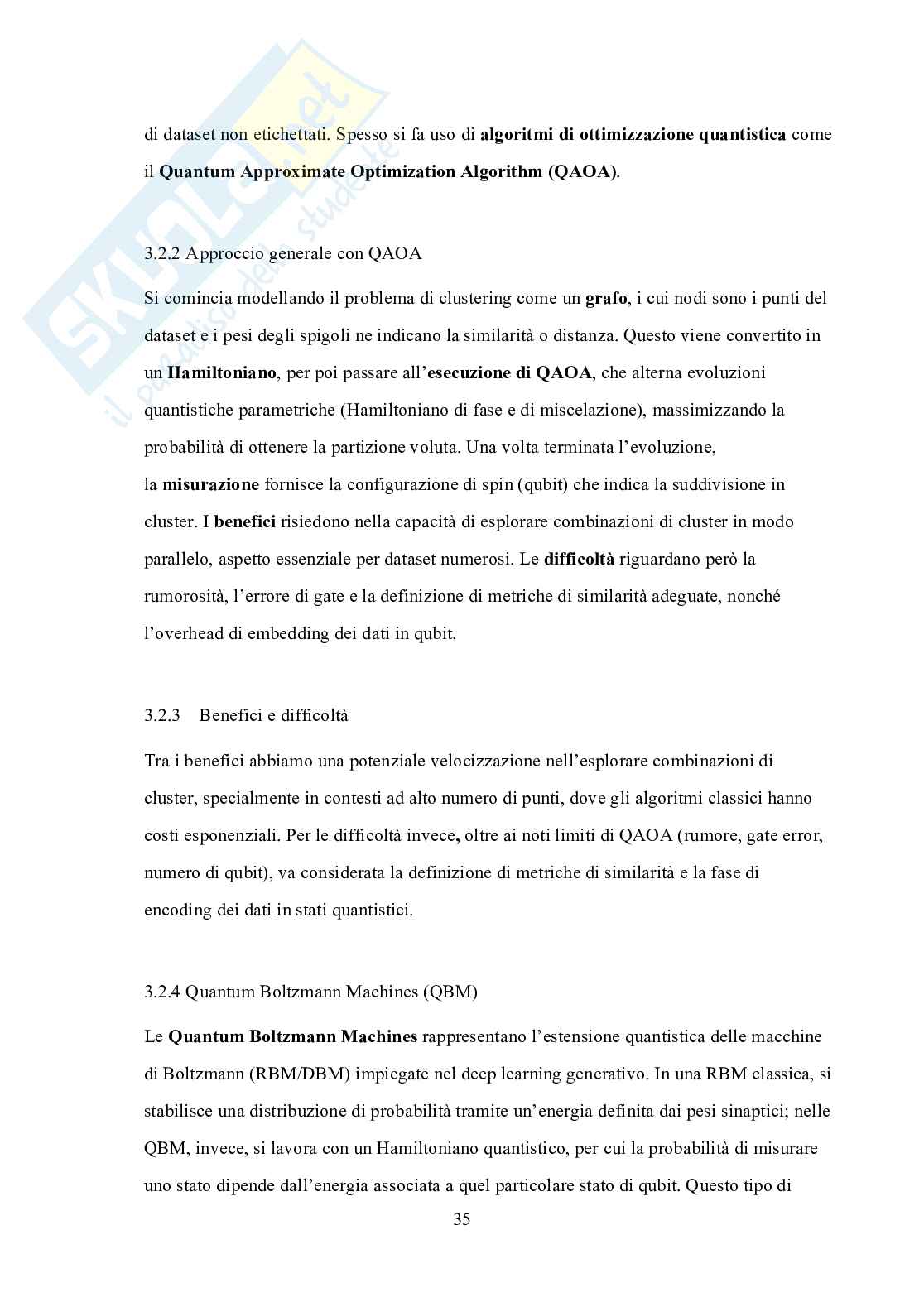 Quantum Machine Learning: Challenges and Opportunities Pag. 36