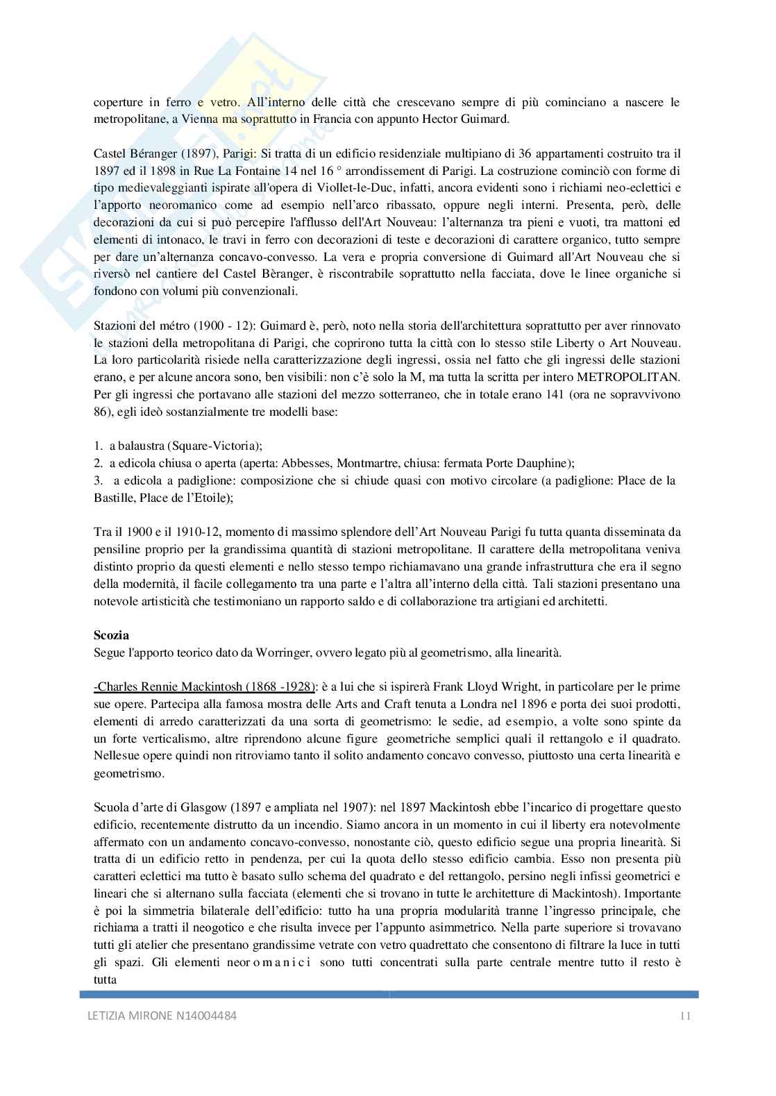 Storia dell'architettura contemporanea Pag. 11