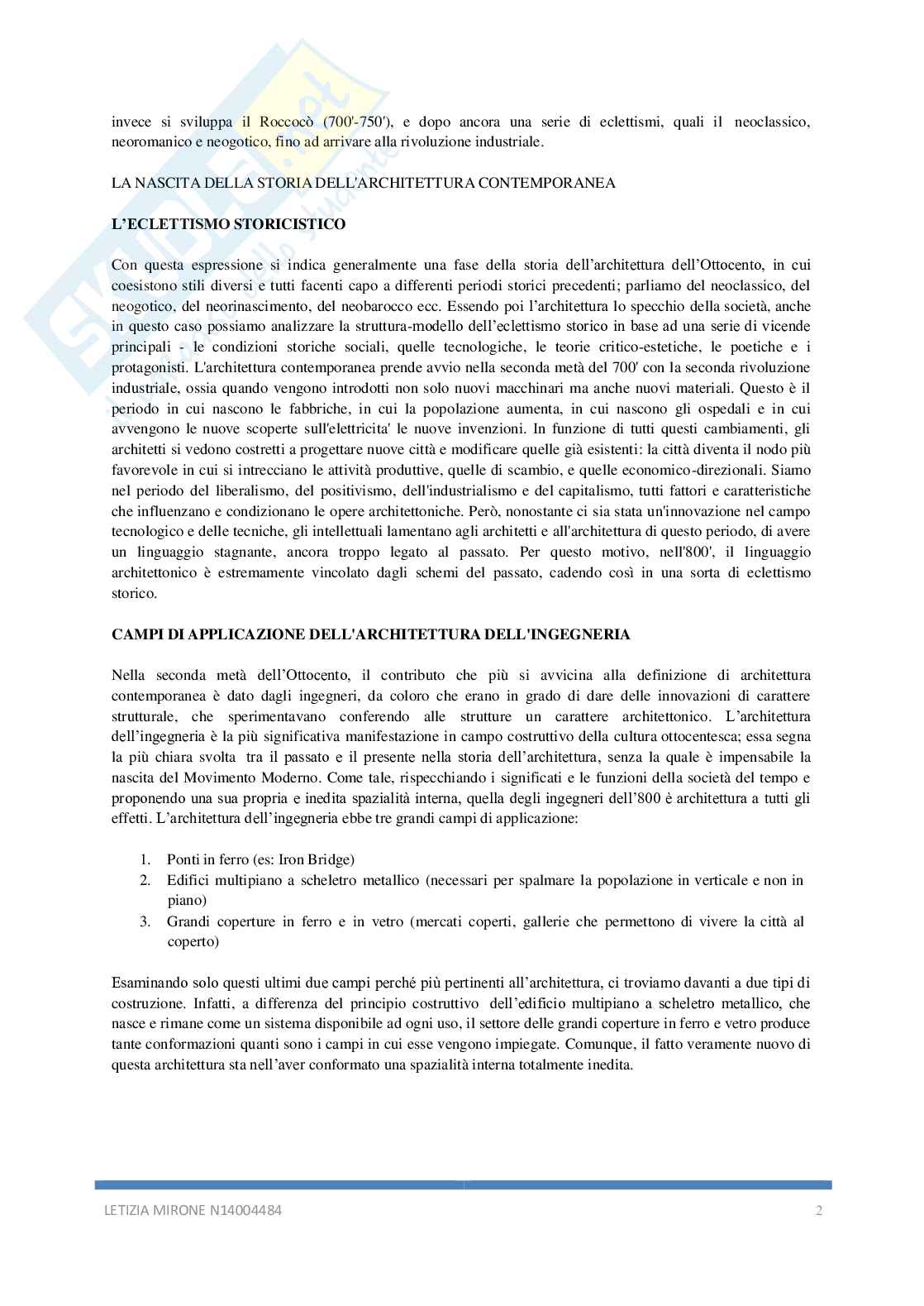 Storia dell'architettura contemporanea Pag. 2