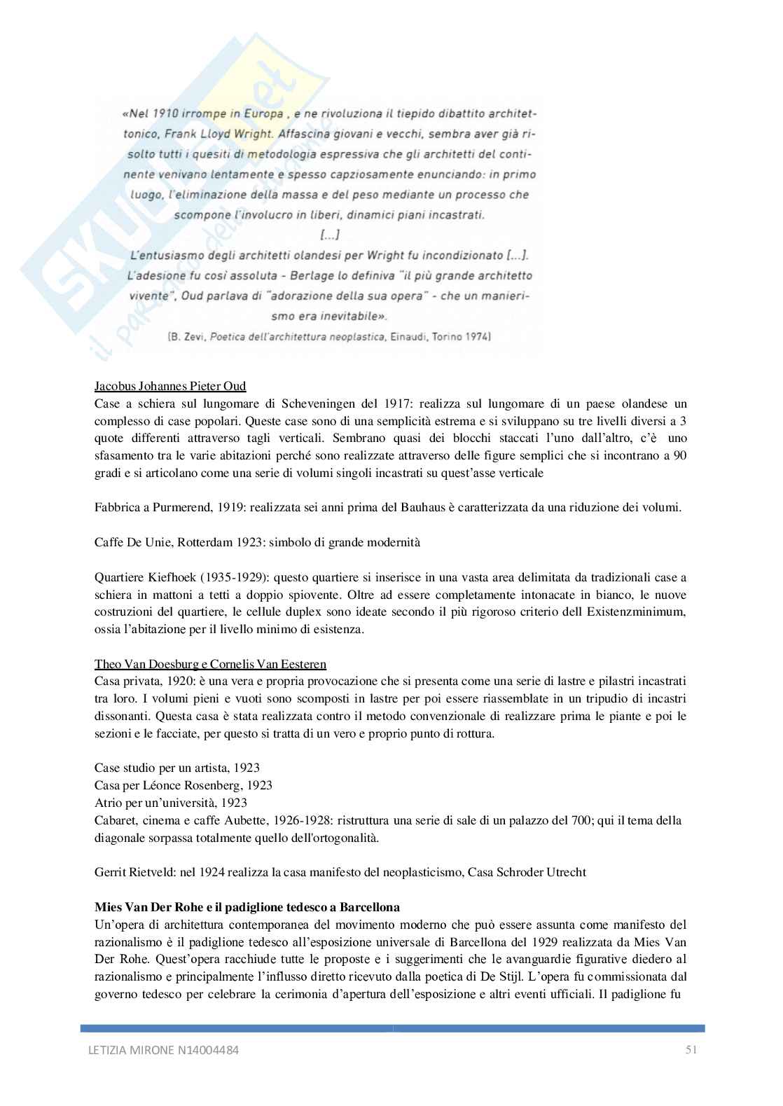 Storia dell'architettura contemporanea Pag. 51