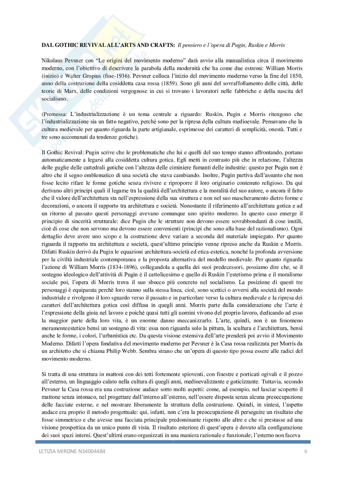 Storia dell'architettura contemporanea Pag. 6