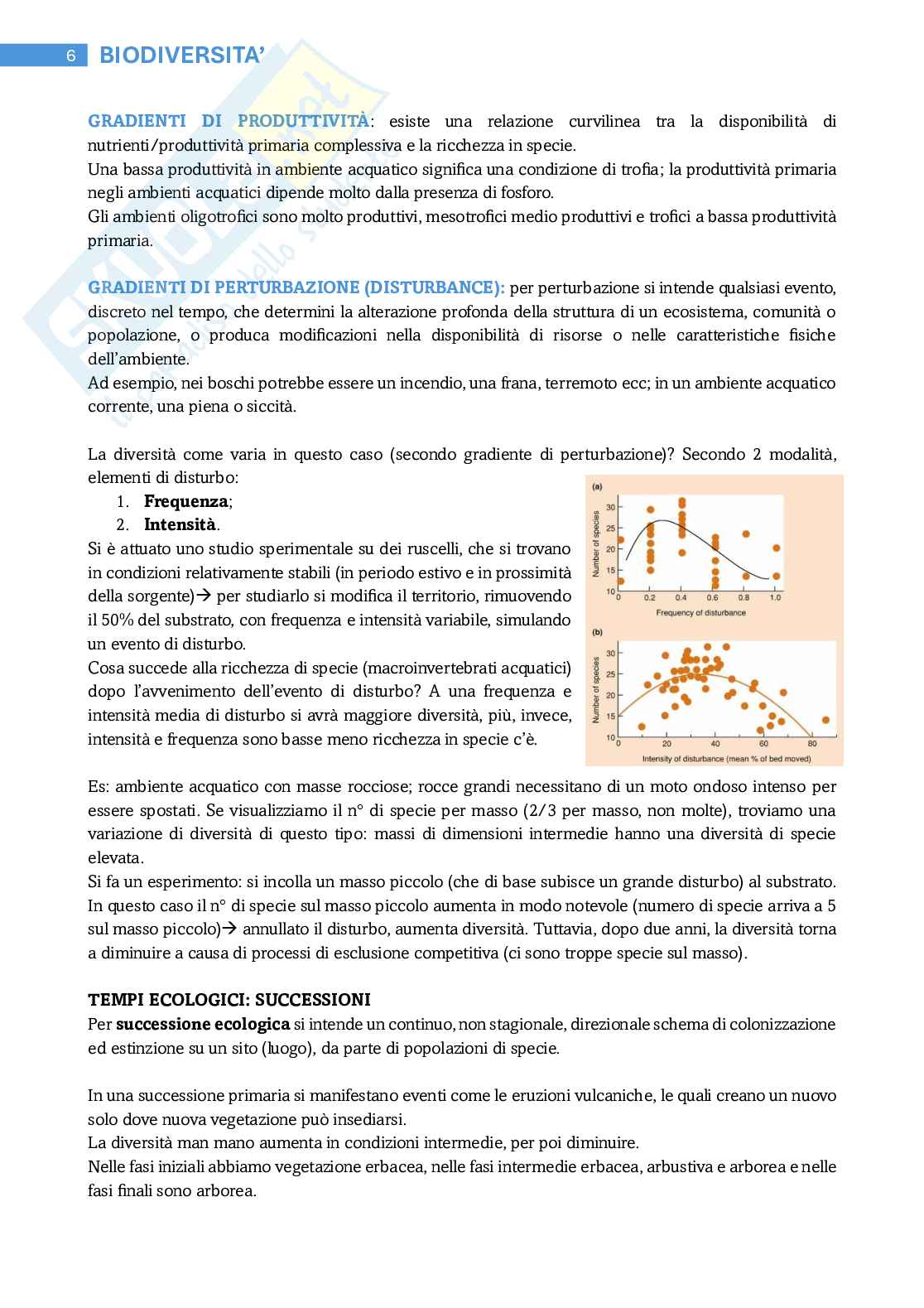 Appunti di c Conservazione della biodiversità Pag. 6
