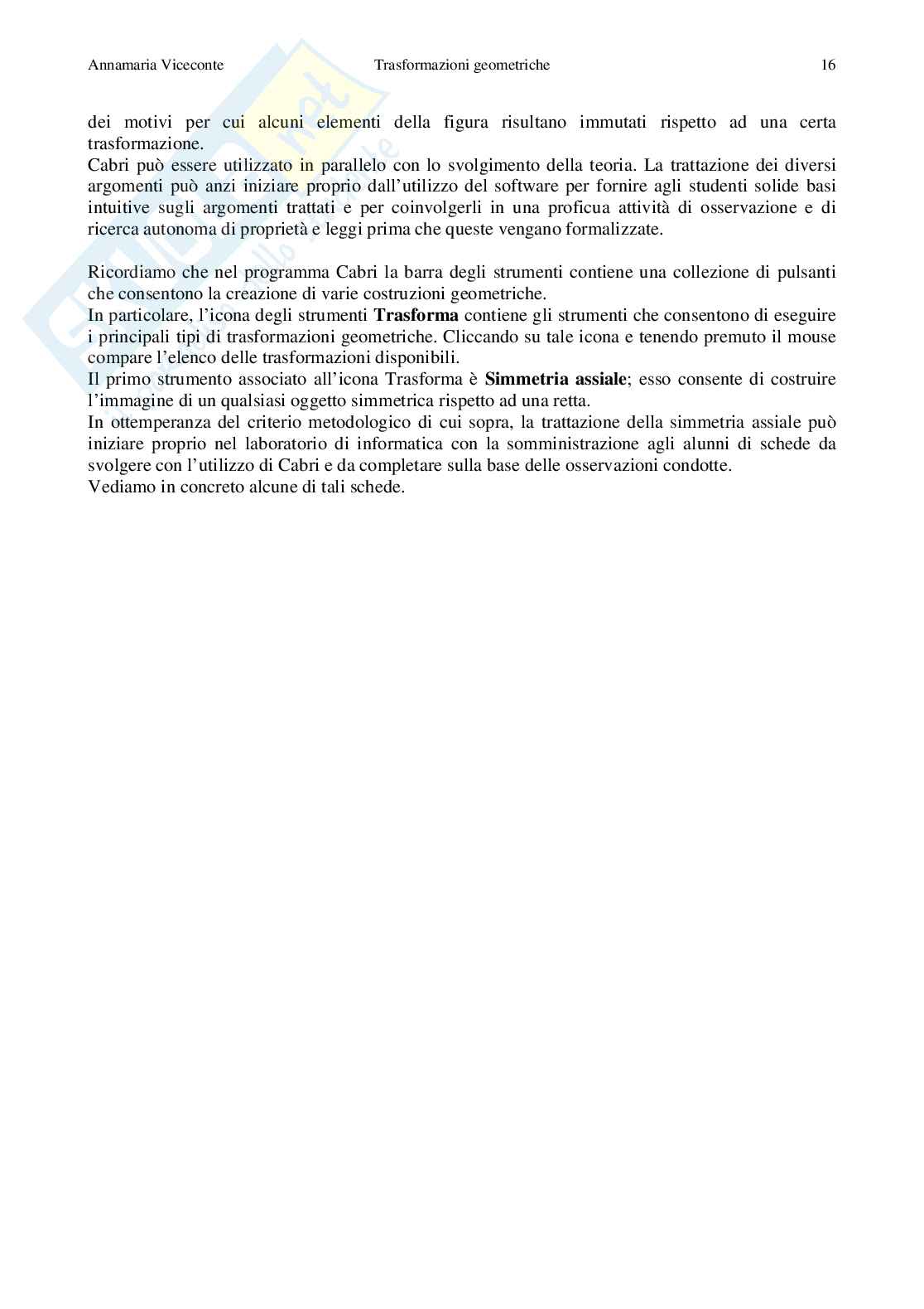 Trasformazioni geometriche Pag. 16