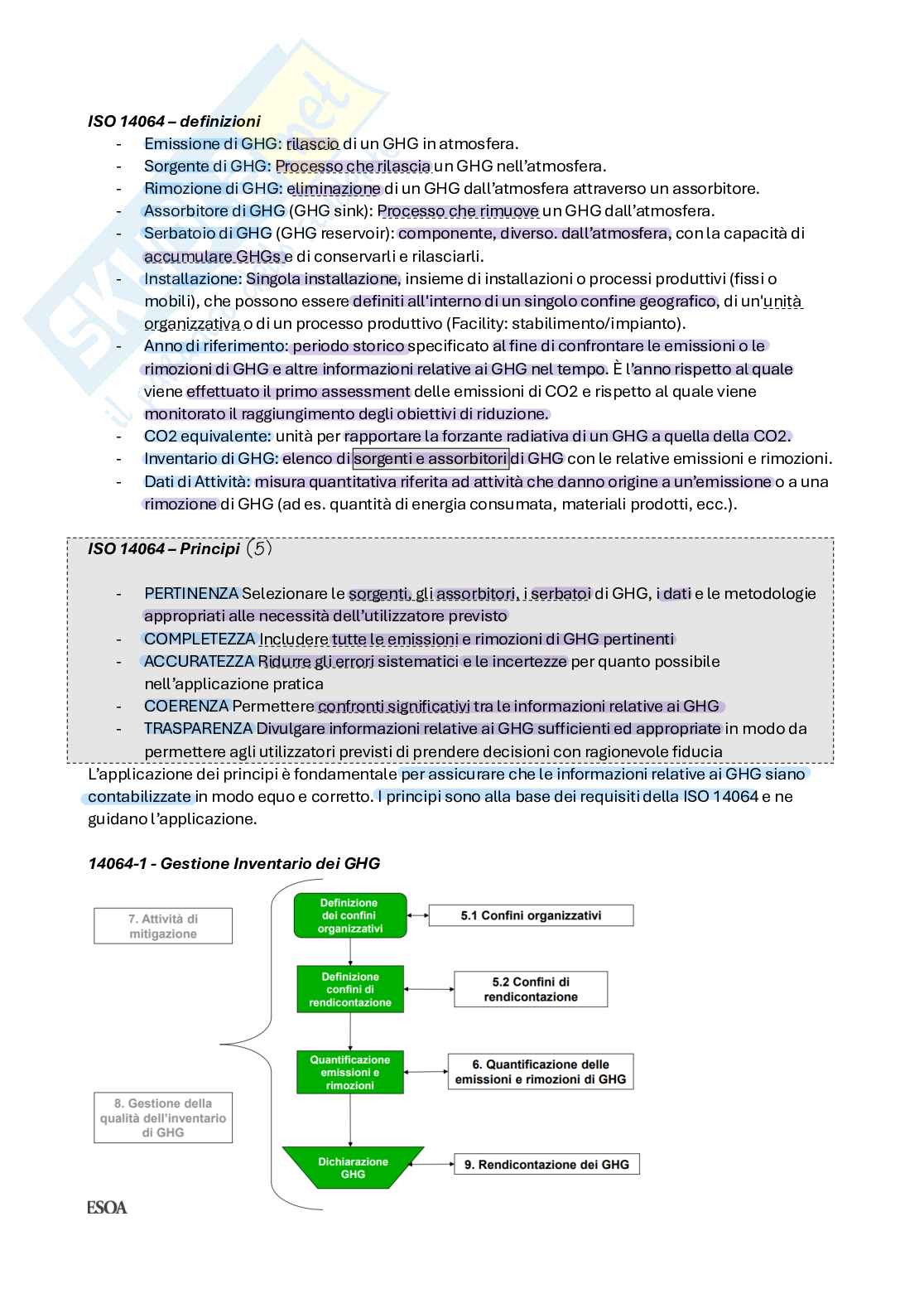 Appunti seconda parte Sistemi di gestione della qualità ambientale  Pag. 11
