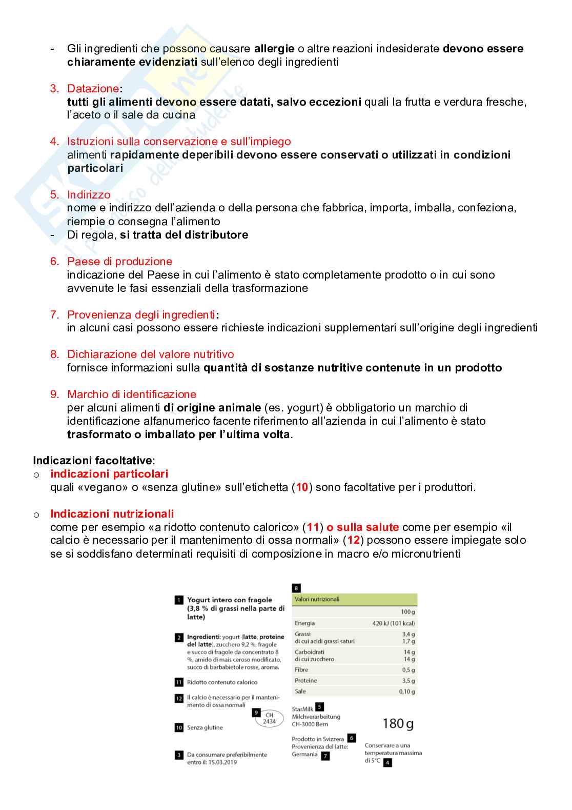 Appunti completi di Chimica degli alimenti  Pag. 11