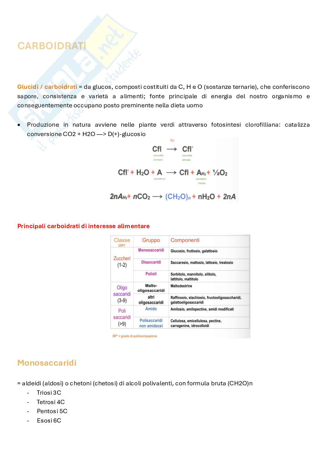 Appunti completi di Chimica degli alimenti  Pag. 21