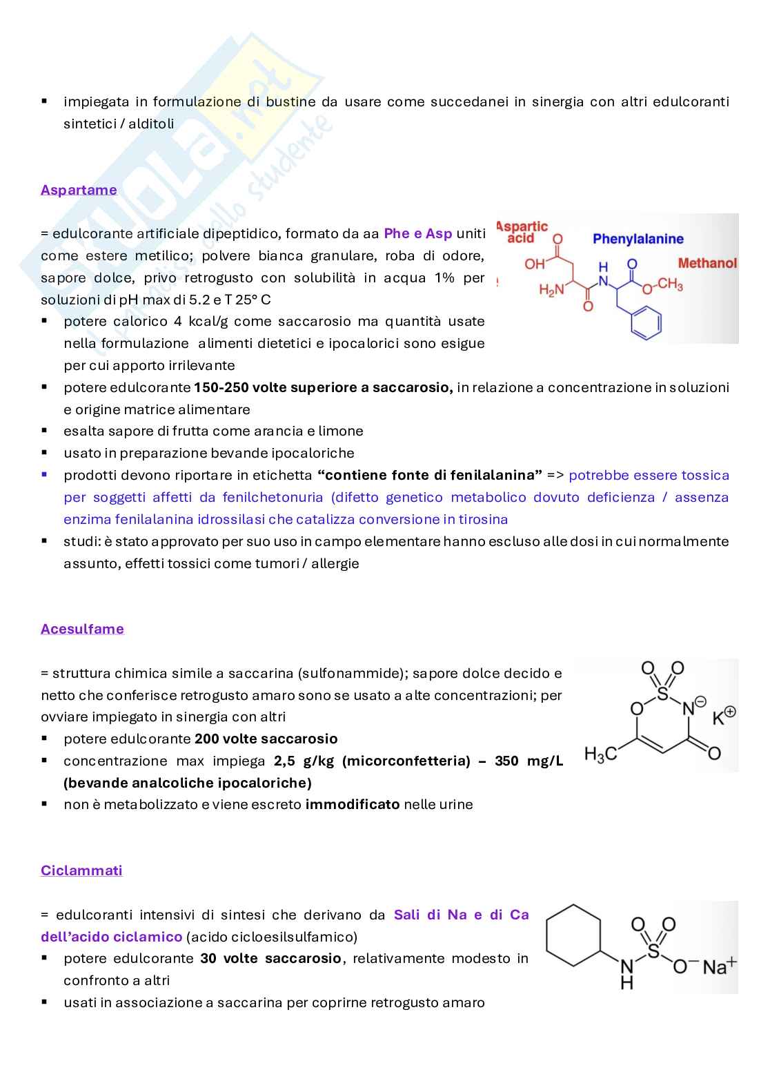 Appunti completi di Chimica degli alimenti  Pag. 36