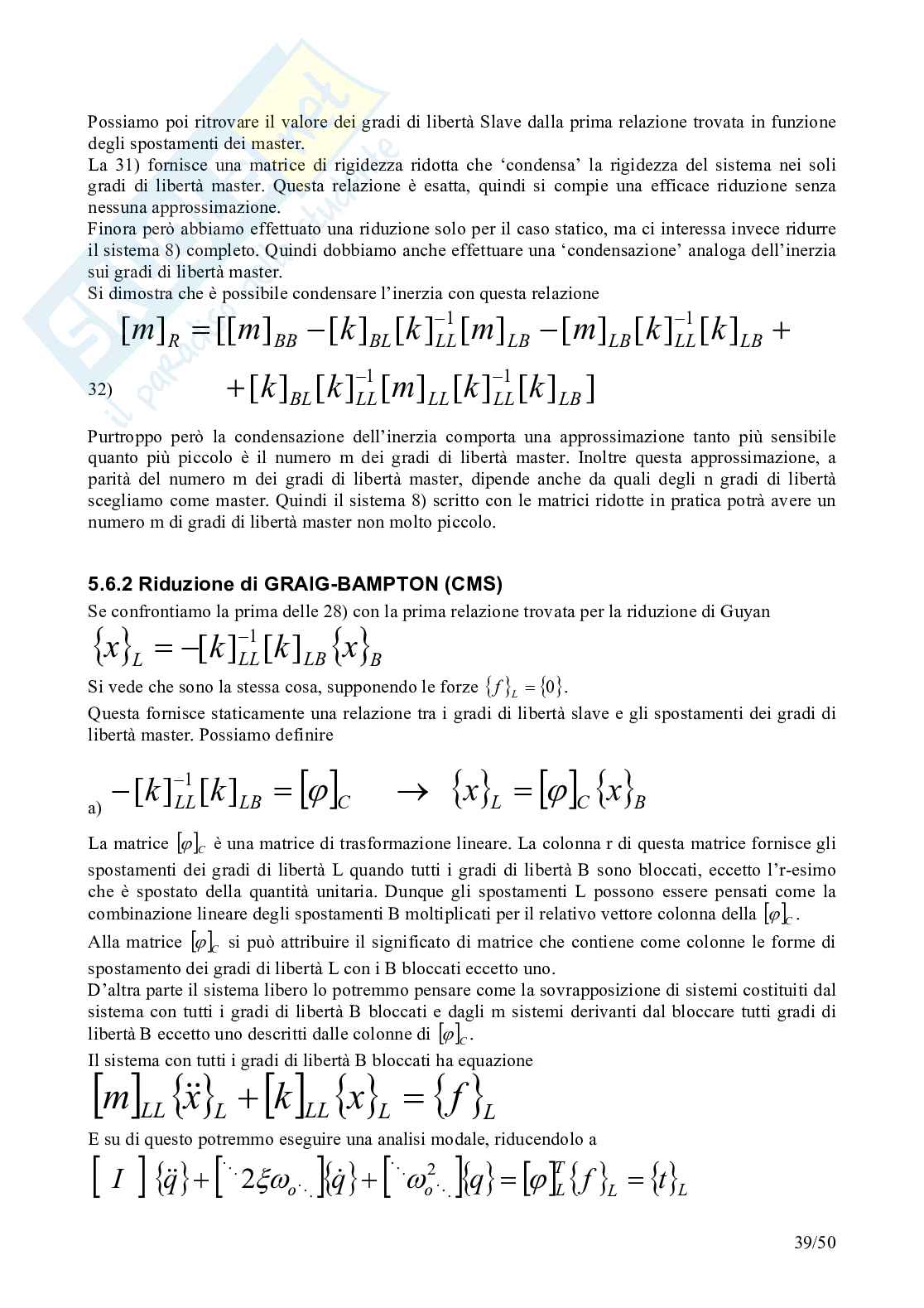 Appunti completi di "Analisi dinamica delle strutture" Pag. 41
