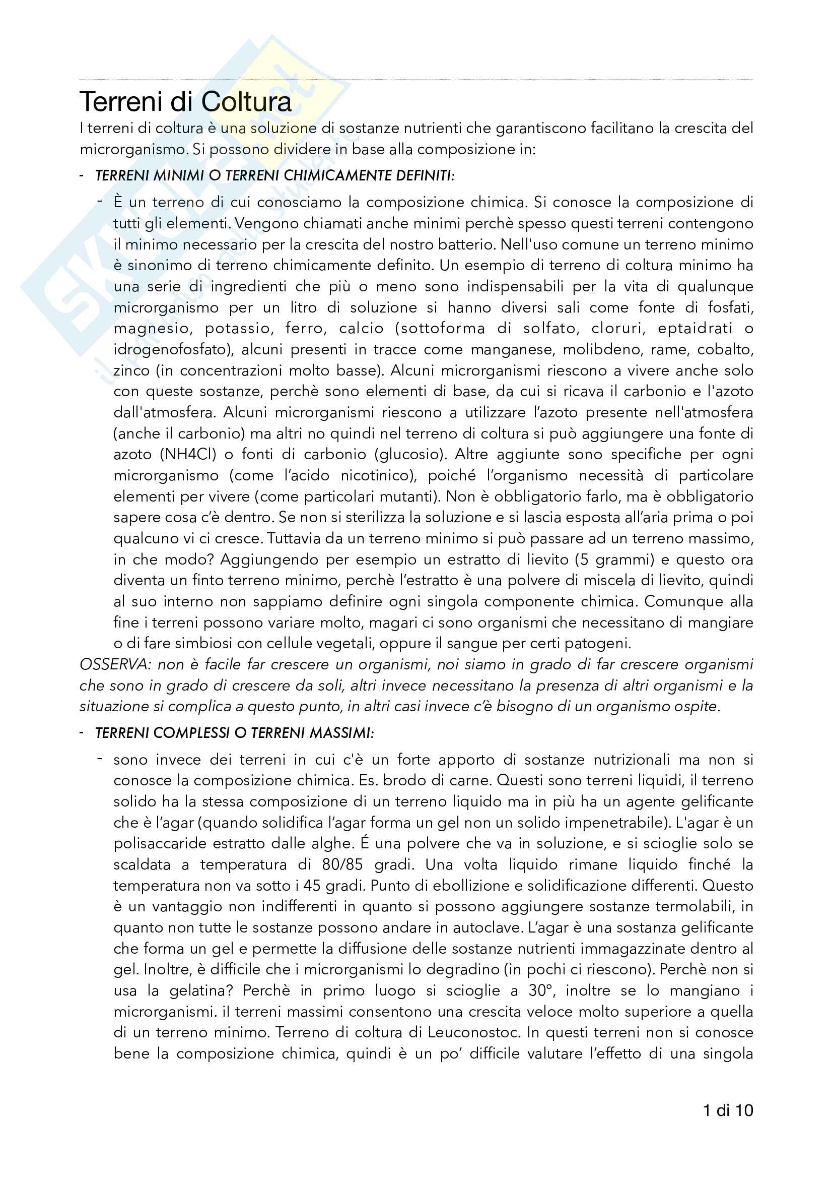 Appunti di Microbiologia (professor Mastromei) Pag. 36