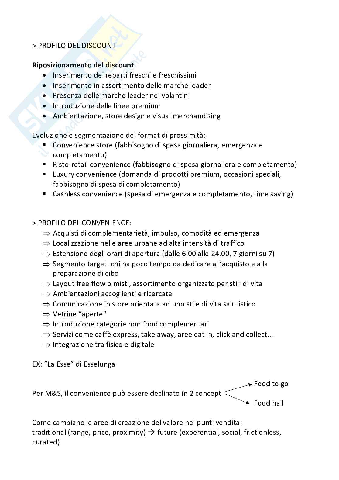 Appunti modulo Shopper Marketing Pag. 6