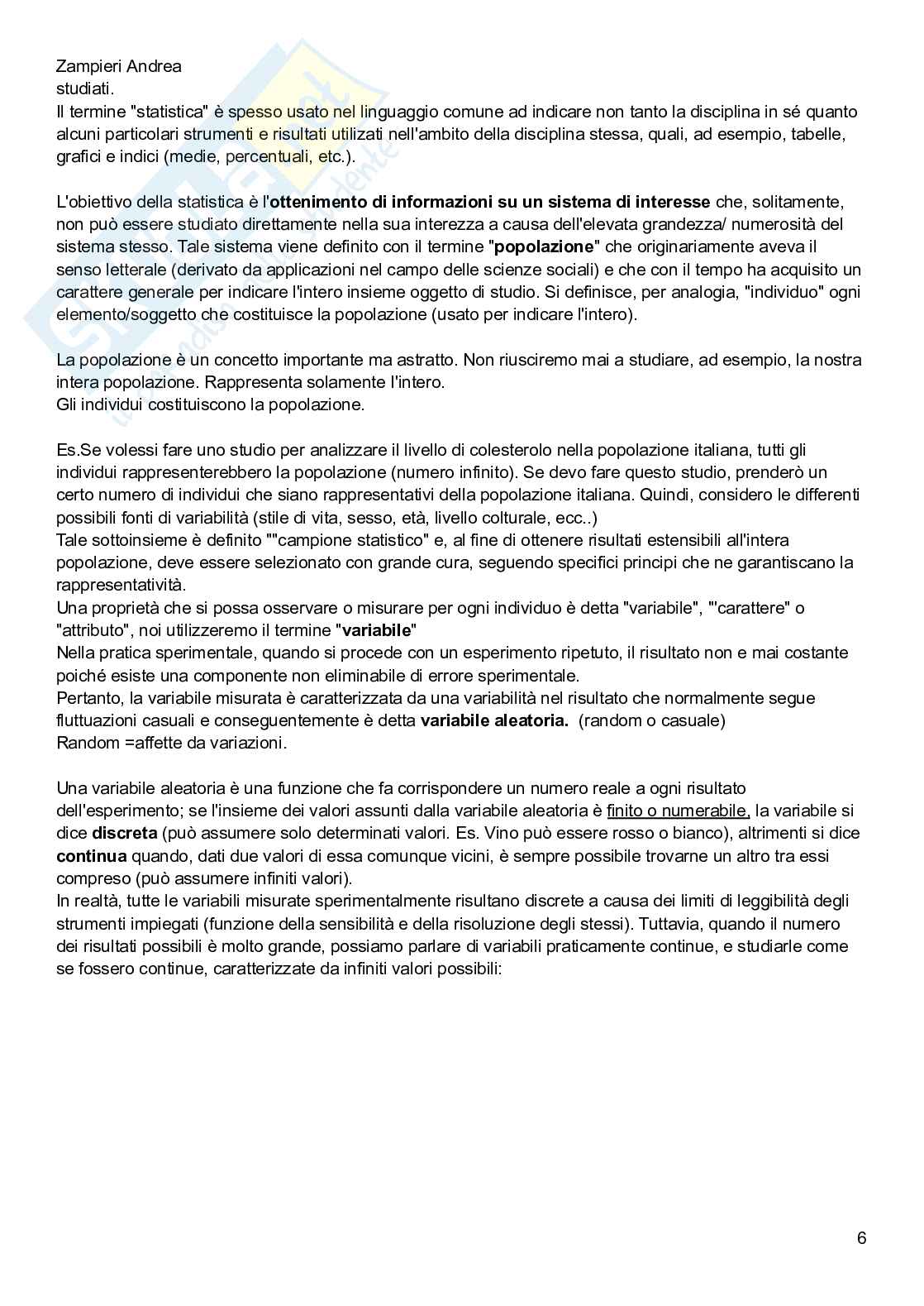 Appunti Chimica analitica (prima parte) Pag. 6