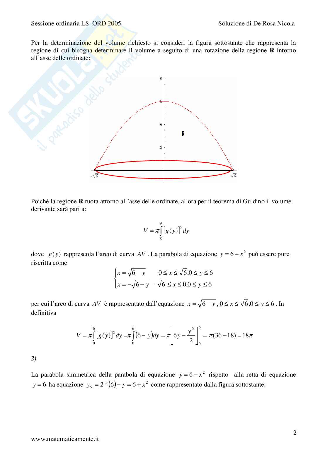 2005 - Liceo Scientifico di ordinamento Pag. 2