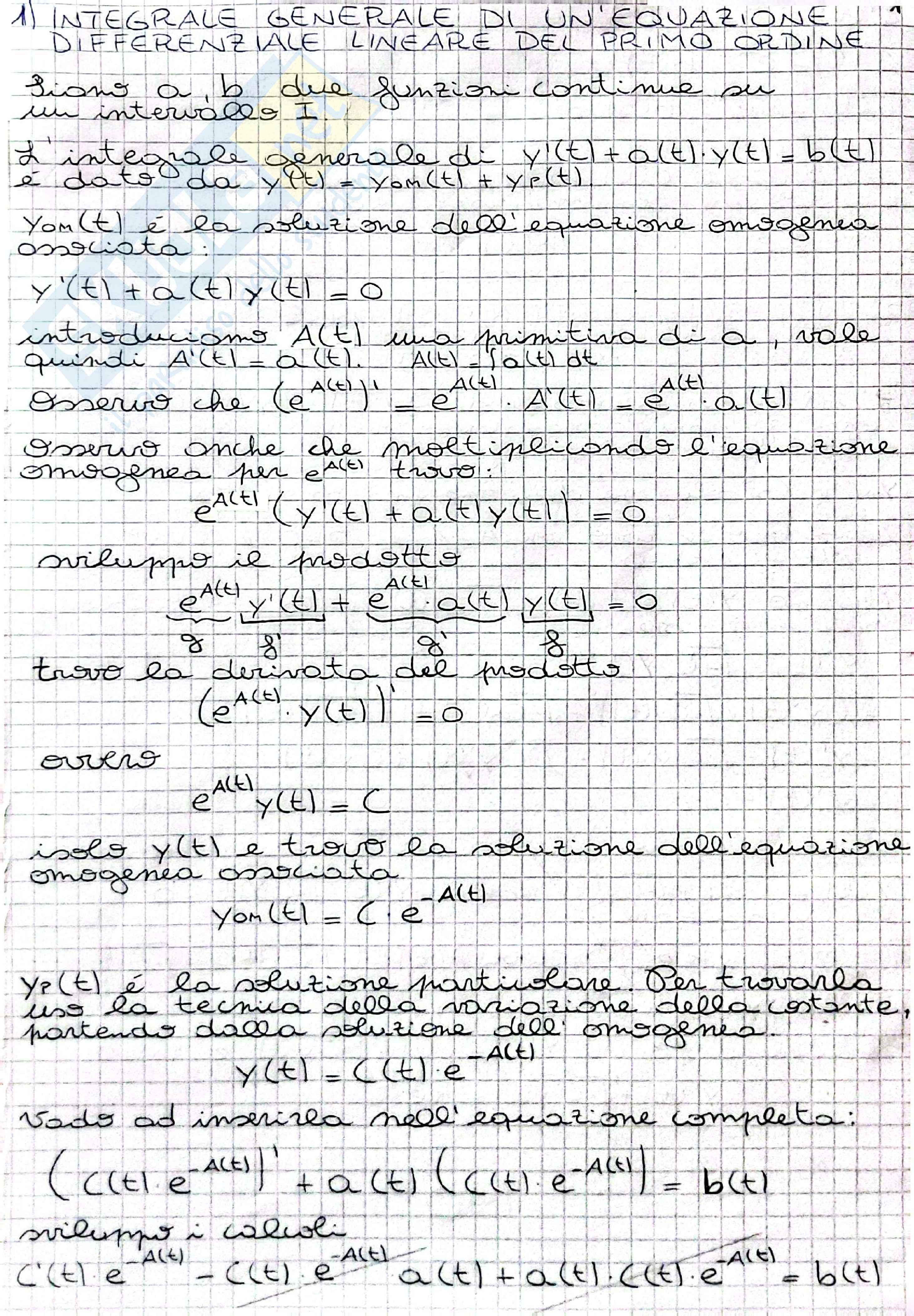 Risposte esame orale Analisi matematica, B Pag. 1