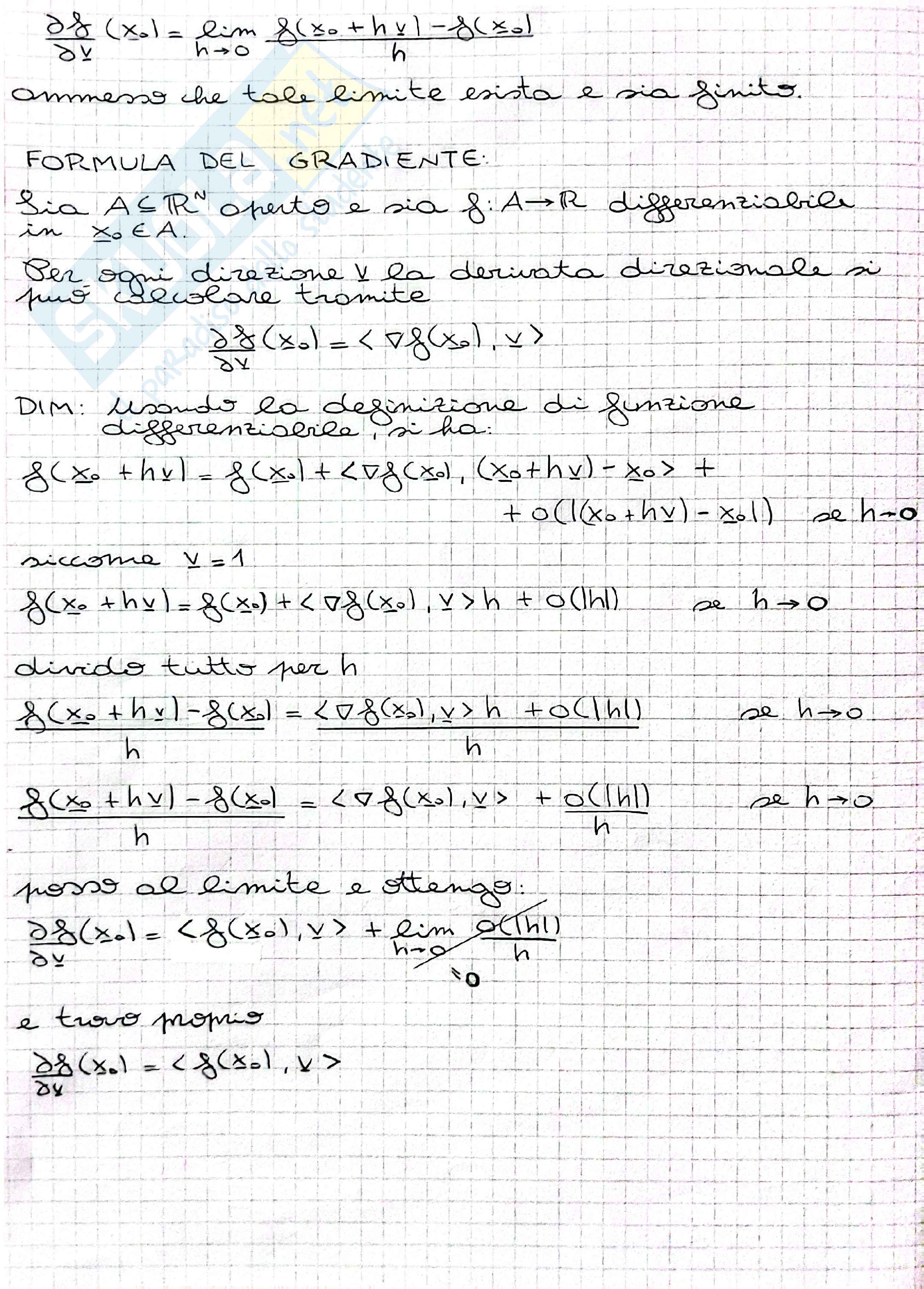 Risposte esame orale Analisi matematica, B Pag. 11
