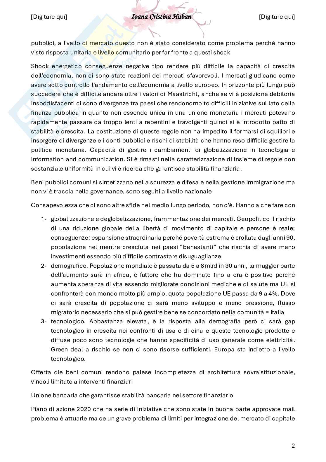 Appunti di Geografia del turismo Pag. 2