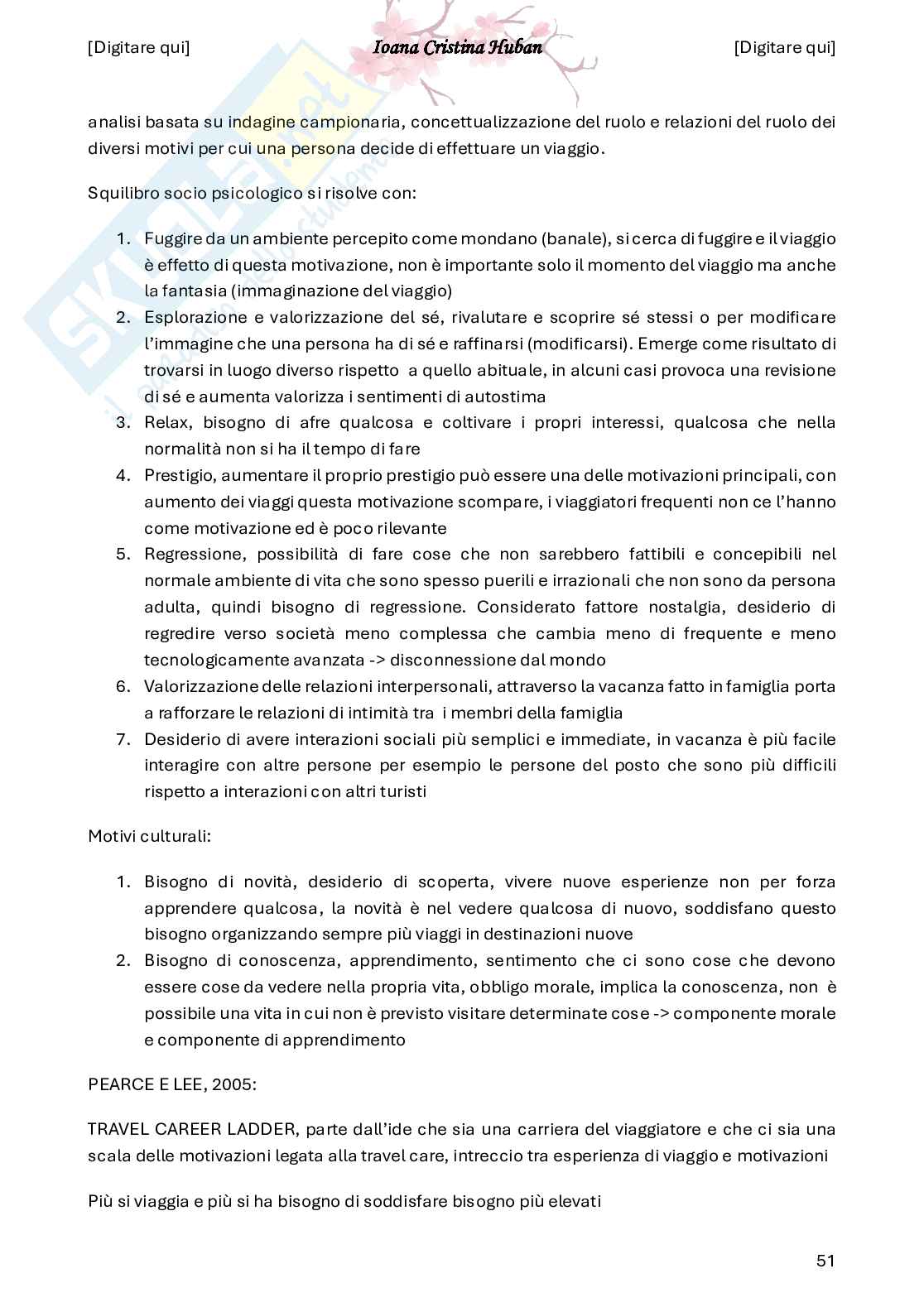 Appunti di Geografia del turismo Pag. 51