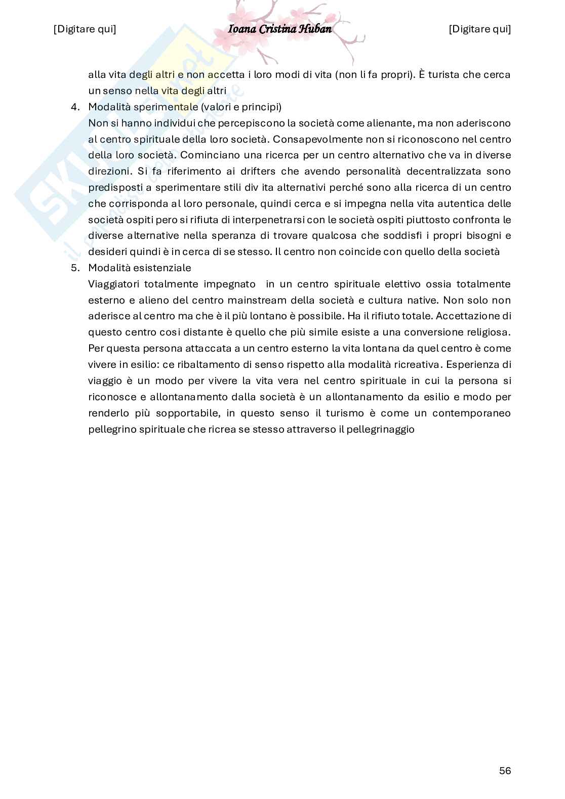 Appunti di Geografia del turismo Pag. 56