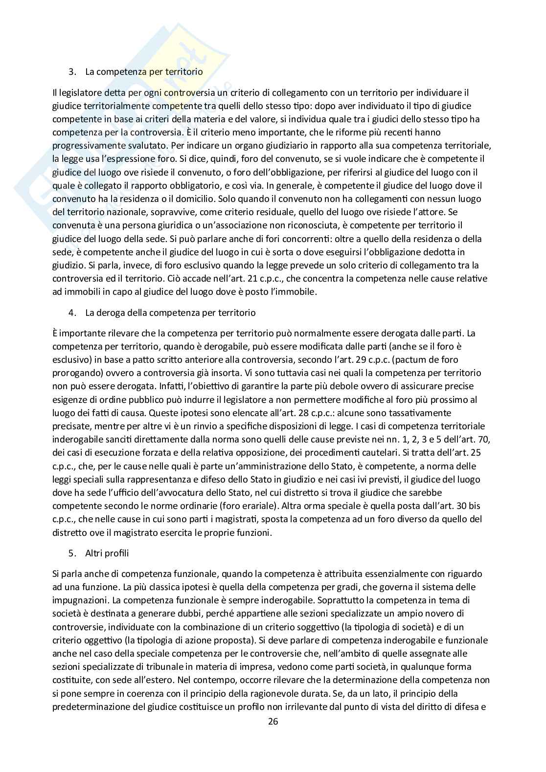 Riassunto esame Diritto processuale civile, Prof. Giussani Andrea, libro consigliato Argomenti di diritto processuale civile, Biavati Pag. 26