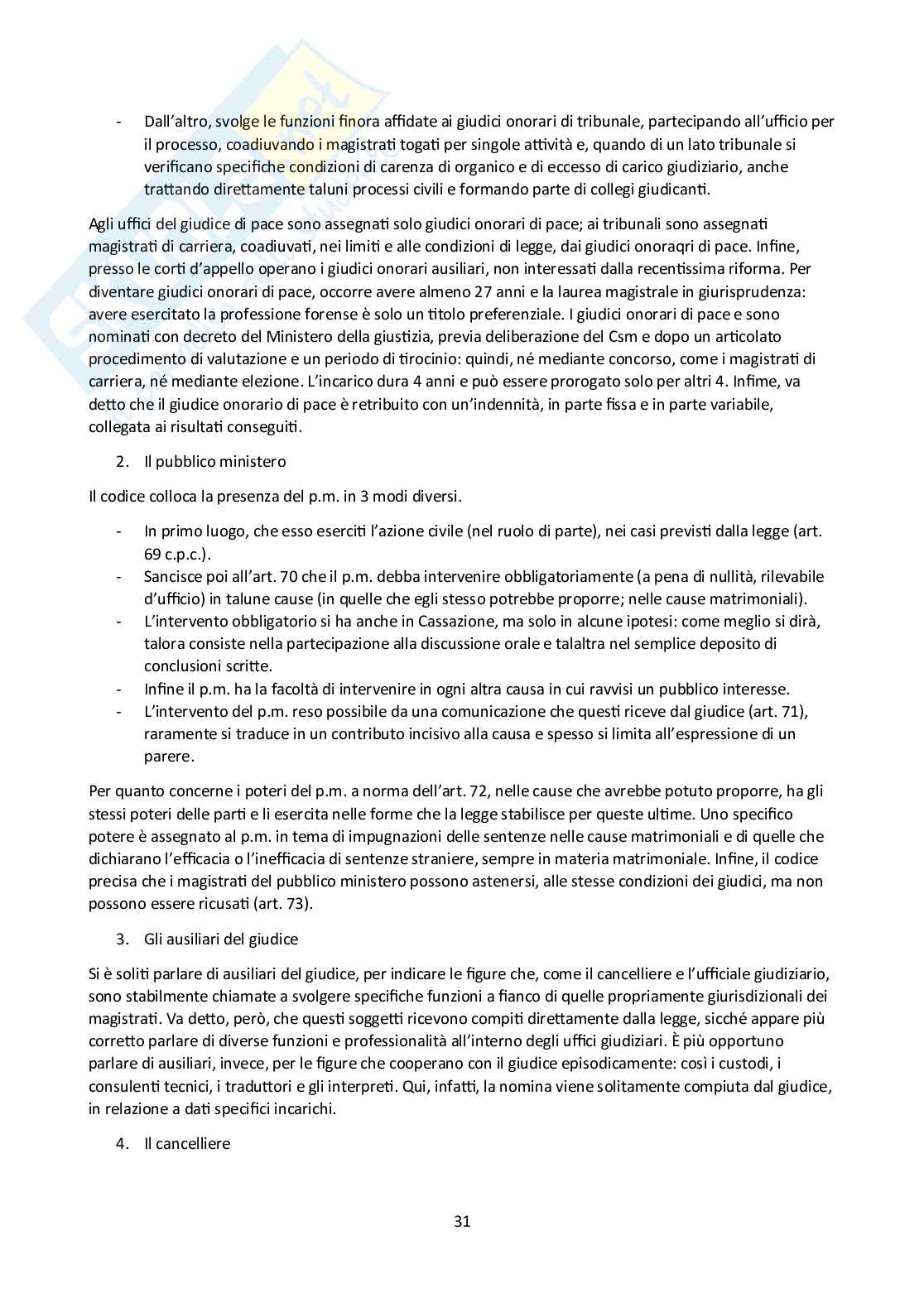 Riassunto esame Diritto processuale civile, Prof. Giussani Andrea, libro consigliato Argomenti di diritto processuale civile, Biavati Pag. 31