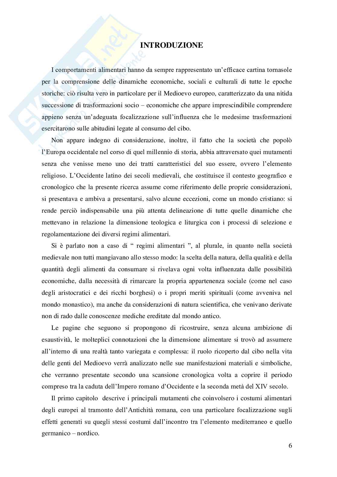 Abitudini alimentari e cultura del cibo nell'Europa medievale: dai regni barbarici a Francesco Datini Pag. 6