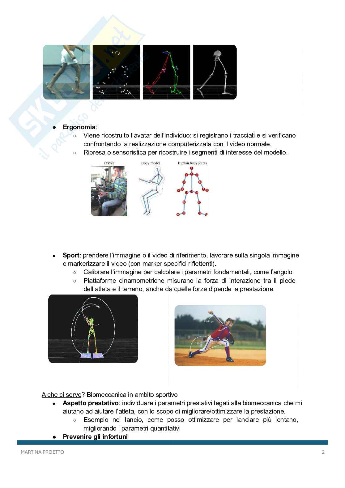 Biomeccanica dell'attività motoria Pag. 2