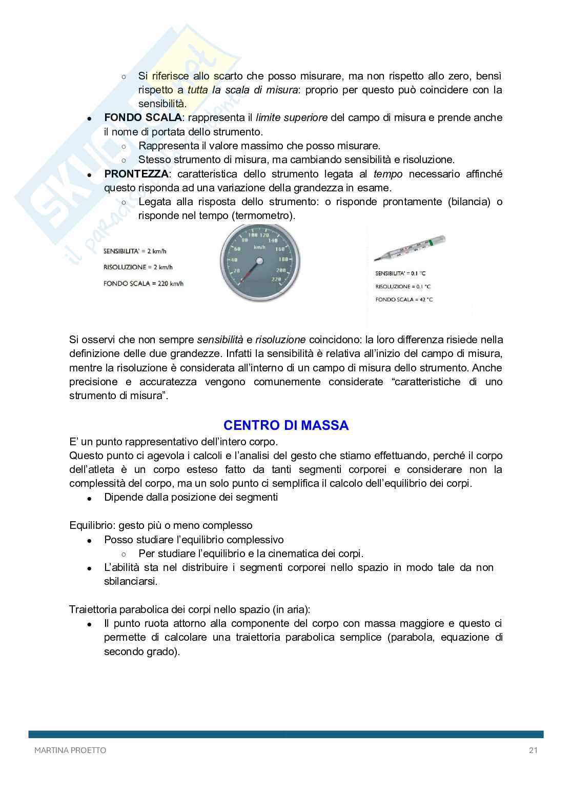 Biomeccanica dell'attività motoria Pag. 21