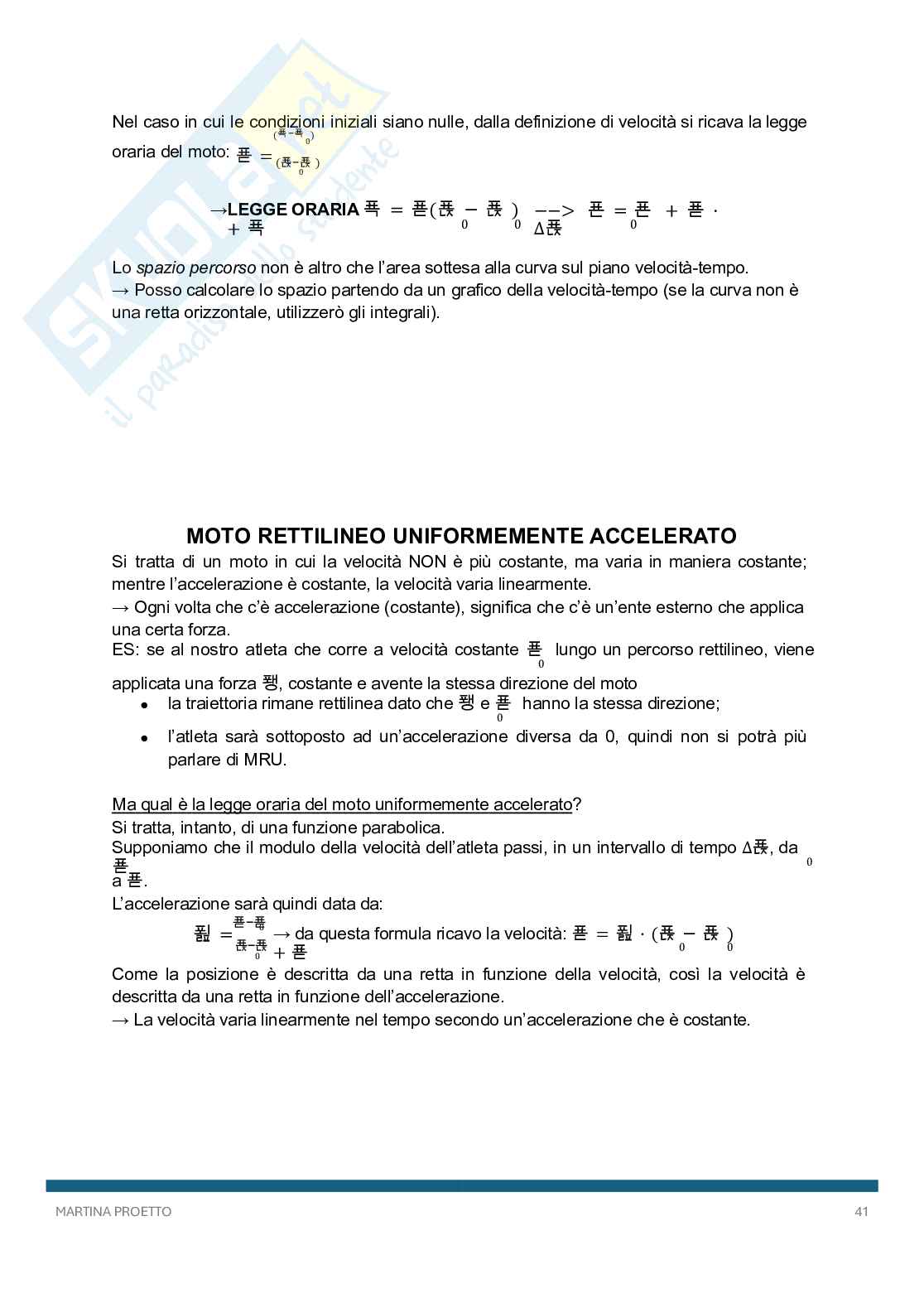 Biomeccanica dell'attività motoria Pag. 41