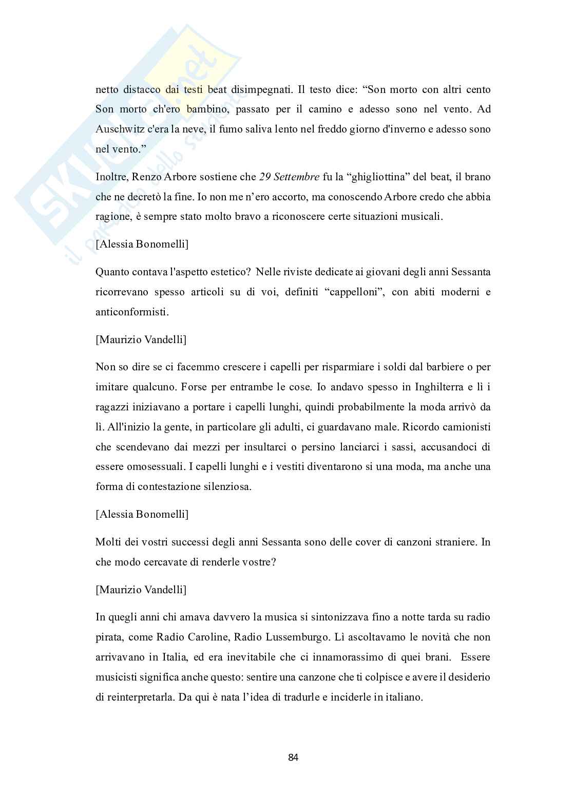 Voce di una generazione: Bandiera Gialla e l’influenza della musica beat negli anni Sessanta Pag. 86