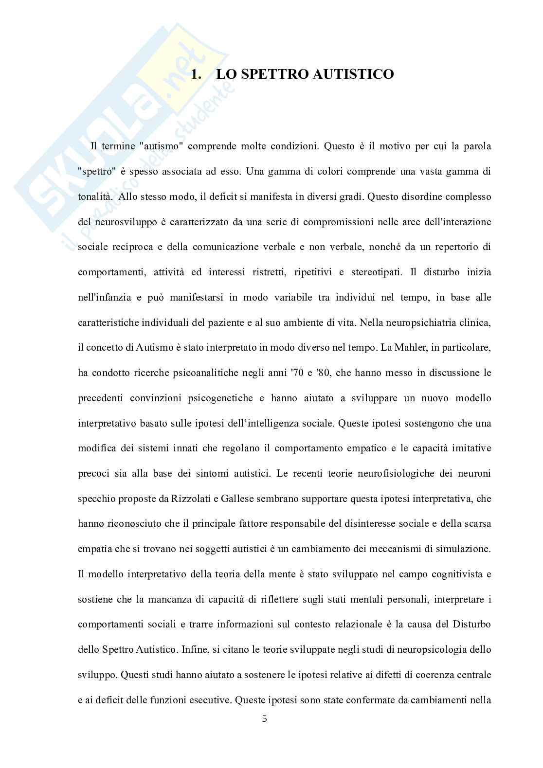  Motricità fine nell’autismo Pag. 6