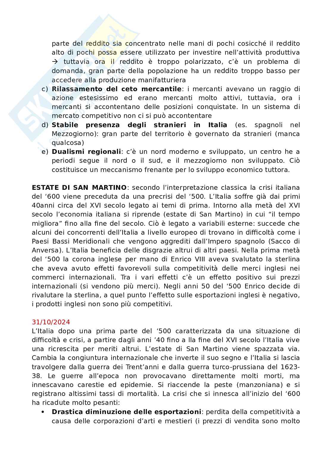 Appunti di Storia economica  Pag. 51