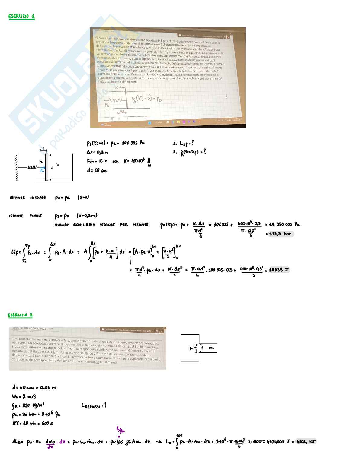 Esercizi completi Fisica tecnica Pag. 2