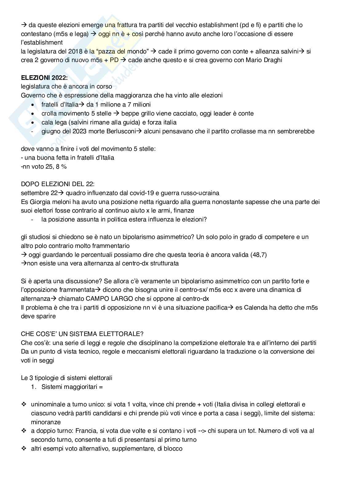 Laboratorio di Scienza politica Pag. 11