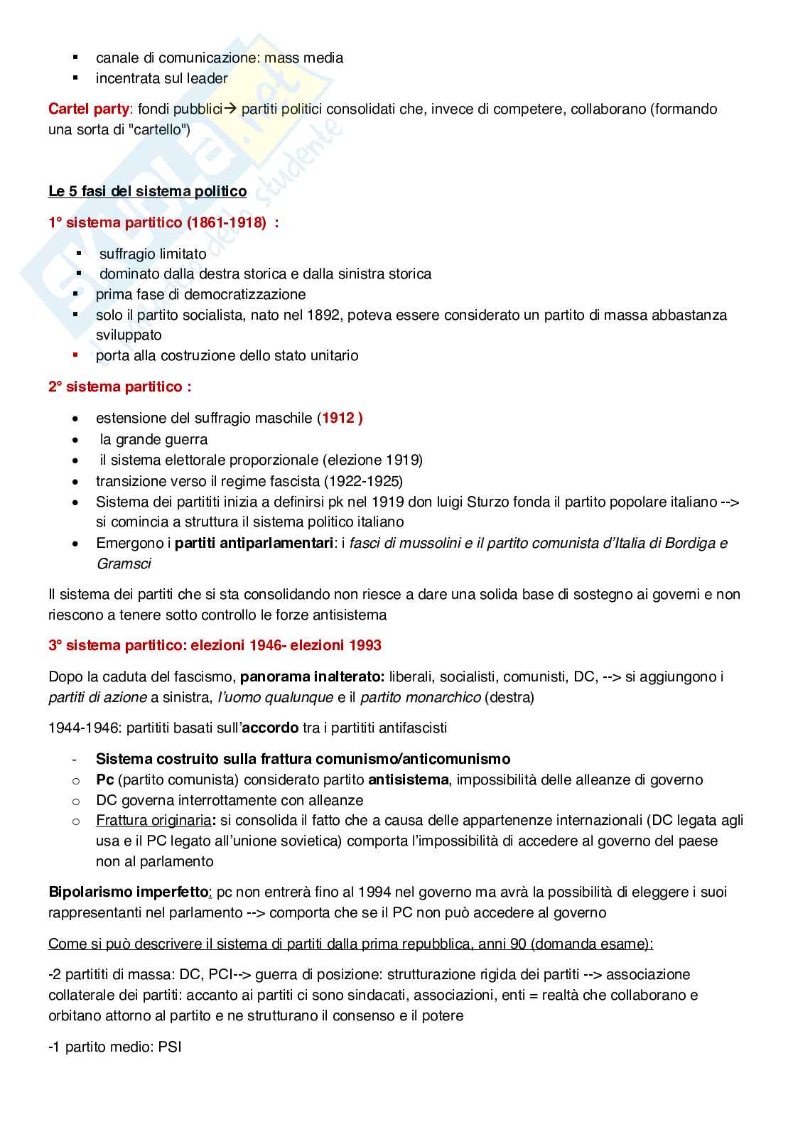 Laboratorio di Scienza politica Pag. 6