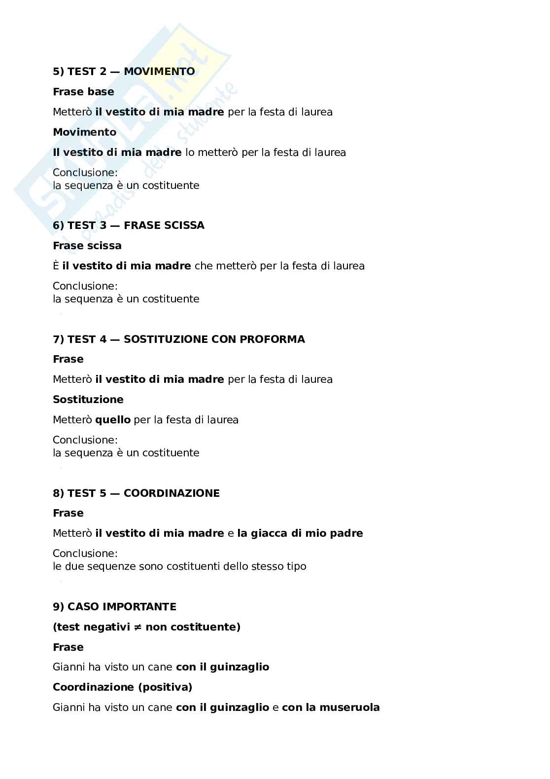 Riassunto esame Linguistica generale 1b, Prof. Frascarelli Mara, libro consigliato La linguistica, Frascarelli Pag. 16