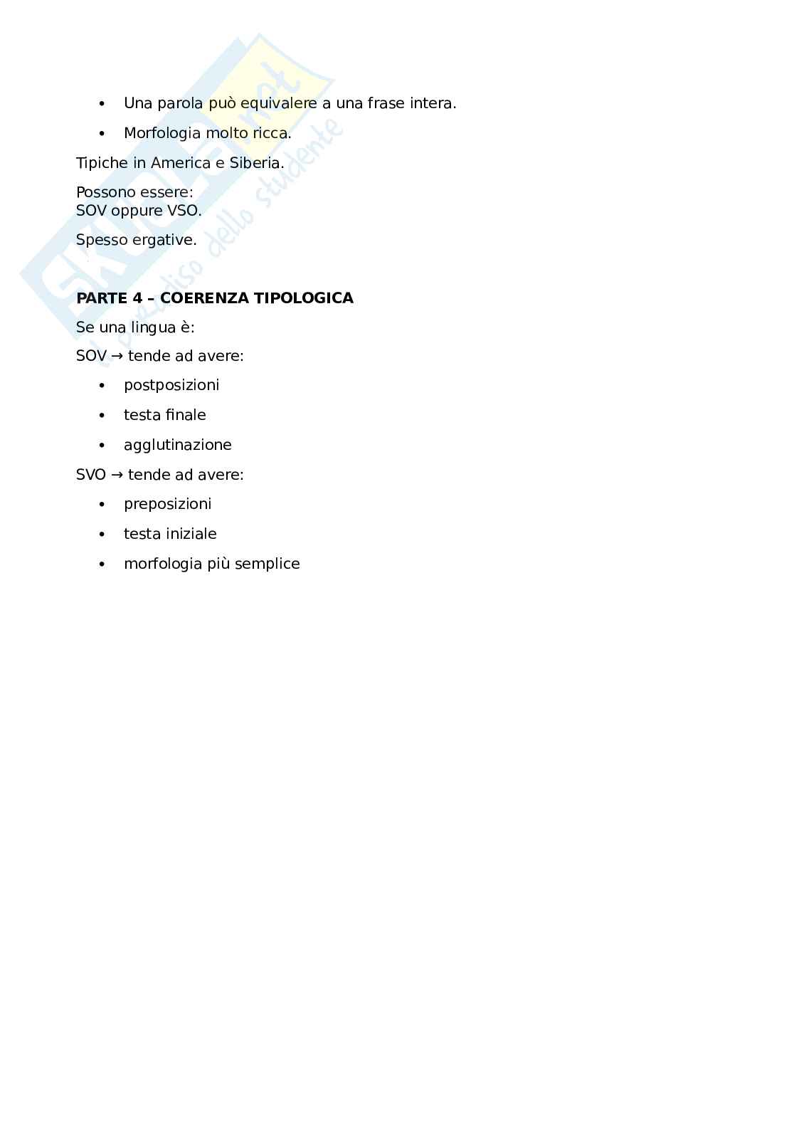 Riassunto esame Linguistica generale 1b, Prof. Frascarelli Mara, libro consigliato La linguistica, Frascarelli Pag. 46