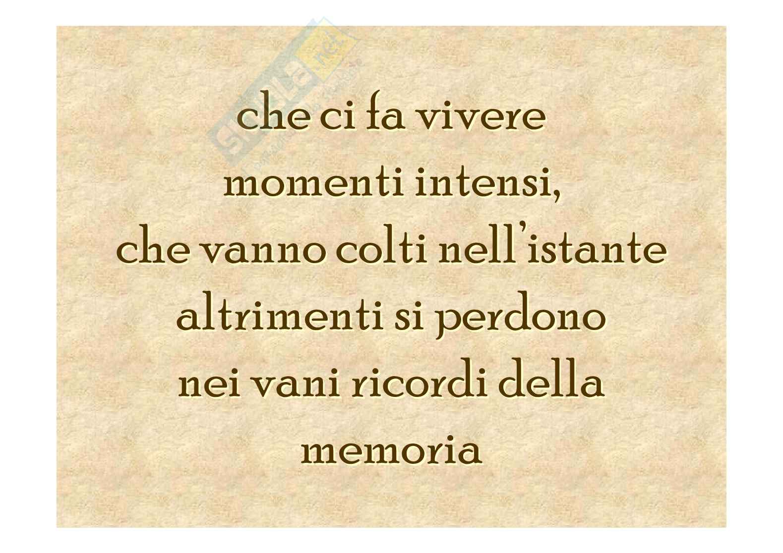 Tempo, desiderio di impegno nella vita Pag. 46