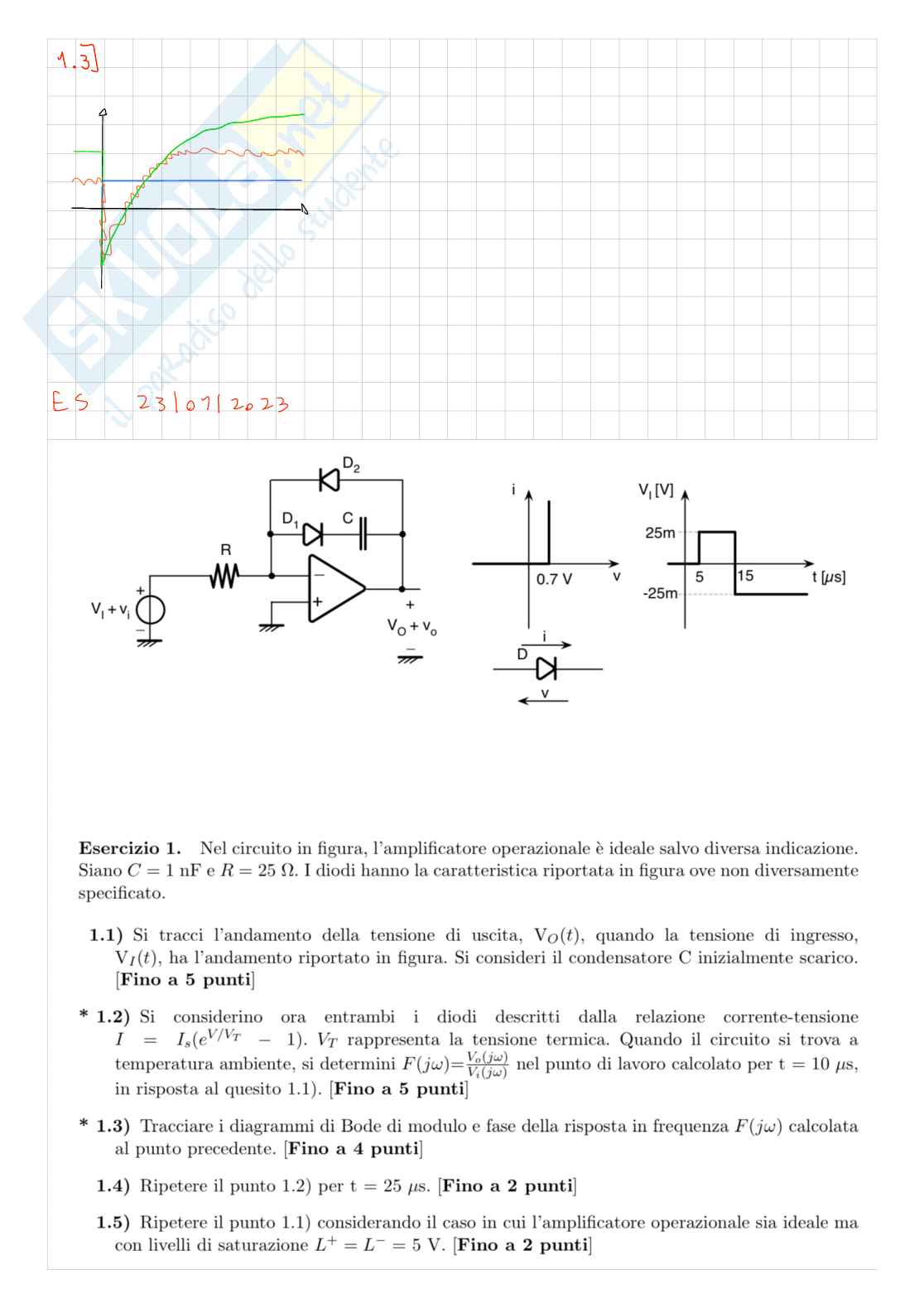 Esercizi di lezione di Elettronica 1 Pag. 11