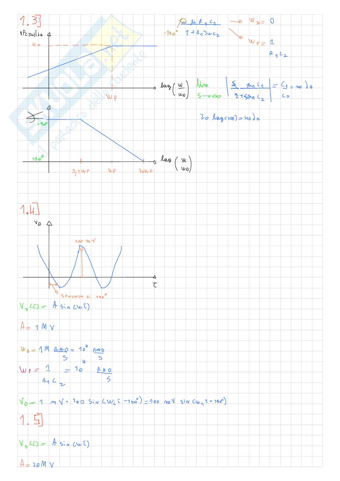Esercizi di lezione di Elettronica 1 Pag. 2