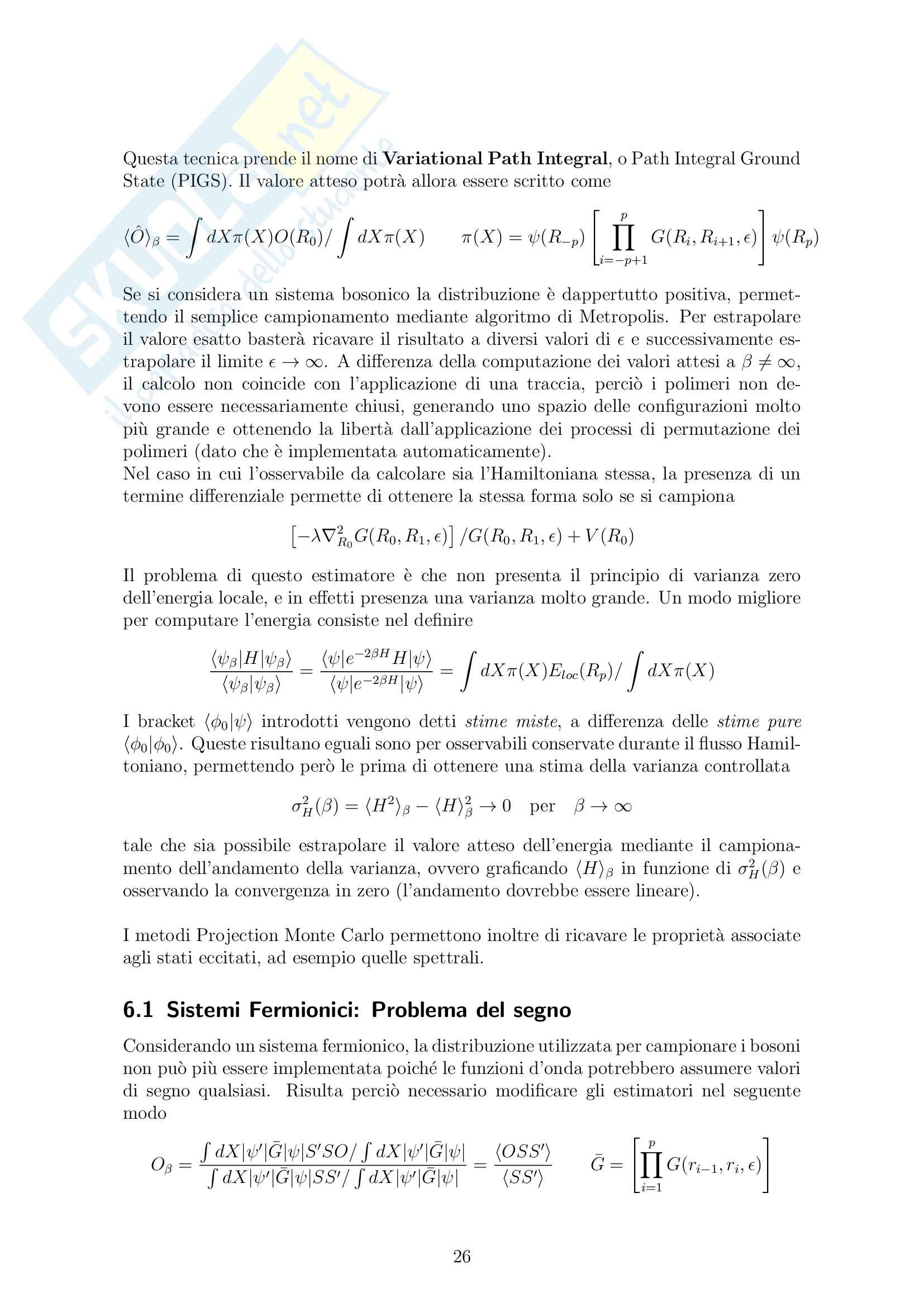 Quantum Monte Carlo and DFT - Appunti Pag. 26