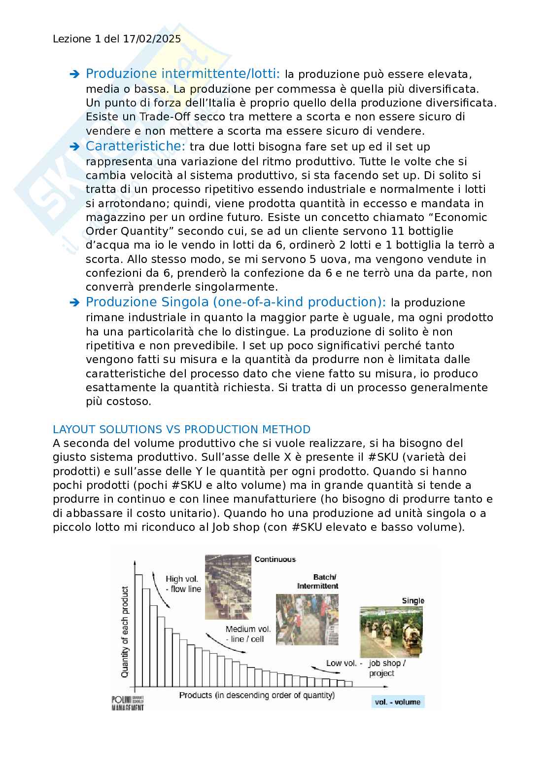 Appunti teoria Gestione dei sistemi logistici e produttivi Pag. 16