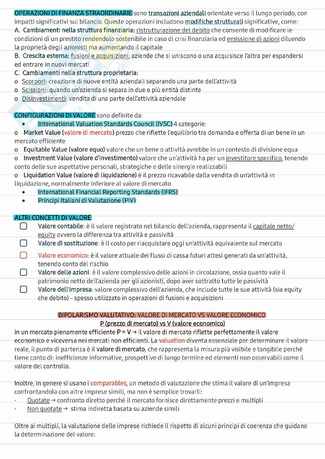 Finanza straordinaria  Pag. 2