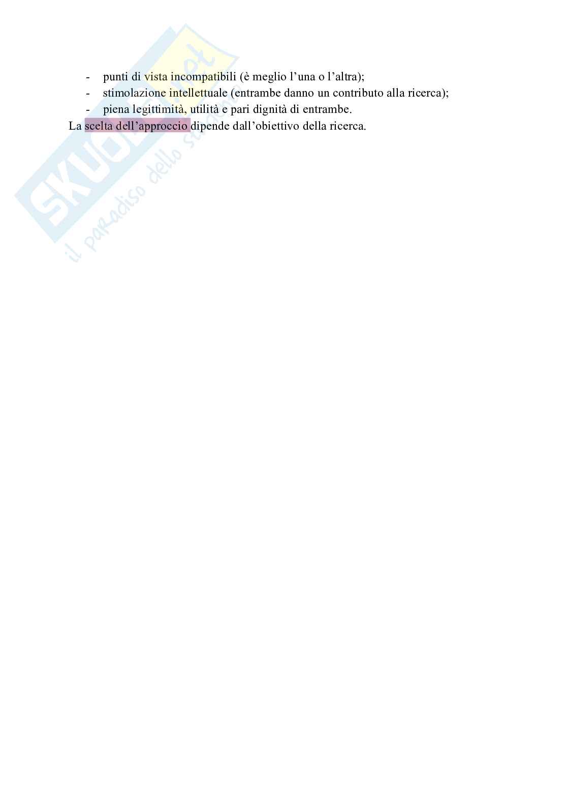 Riassunto esame Sociologia , Prof. Iannone Roberta, libro consigliato La ricerca sociale: metodologie e tecniche, Corbetta Pag. 6