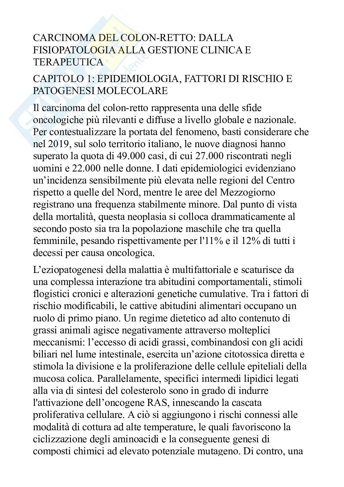 Carcinoma colon-retto Pag. 1