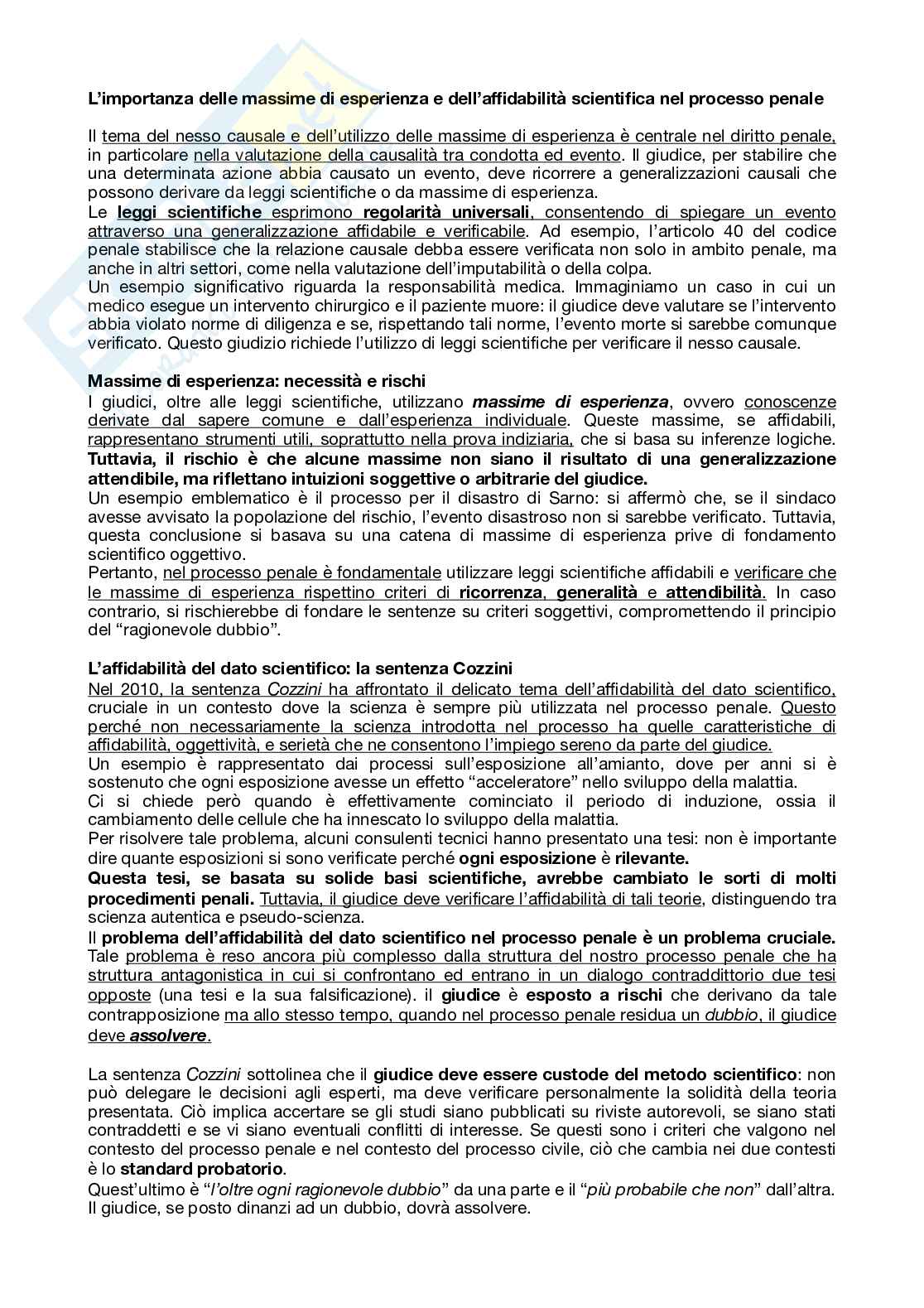 Istituzioni di diritto penale, seconda parte del corso Pag. 1