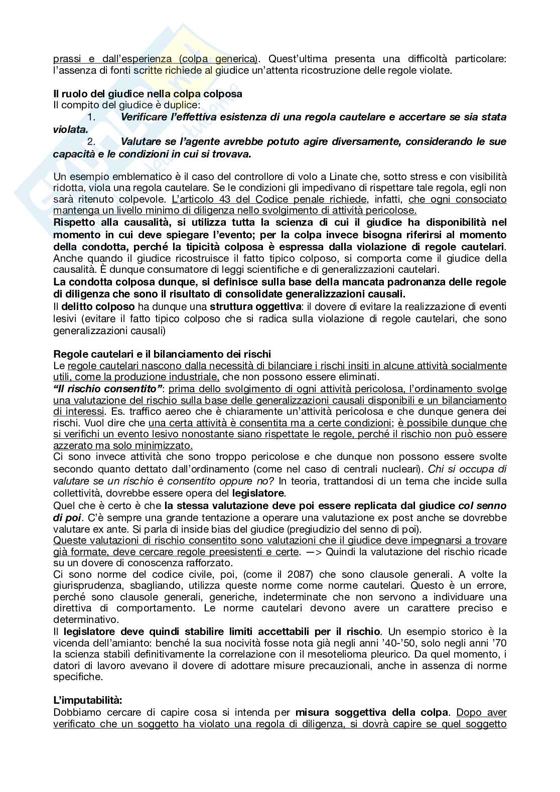 Istituzioni di diritto penale, seconda parte del corso Pag. 6