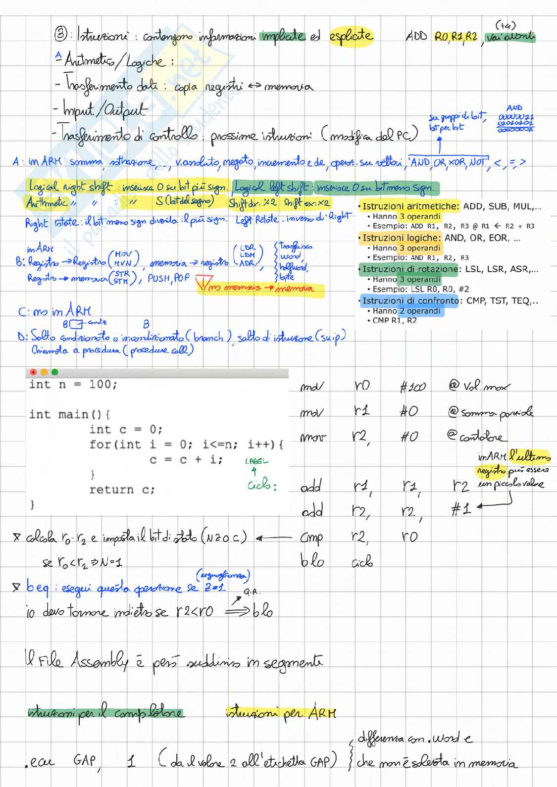 Riassunto esame Architettura degli elaboratori, Prof. Silvestri Francesco, libro consigliato Computer organization and architecture designing for performance. Pearson education, 2016, Stallings, William Pag. 16