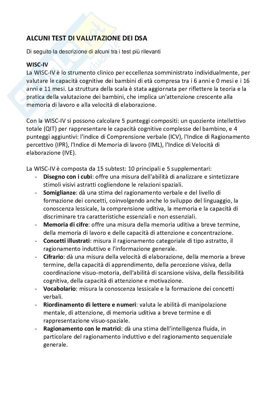 Psicologia Dello sviluppo Pag. 61