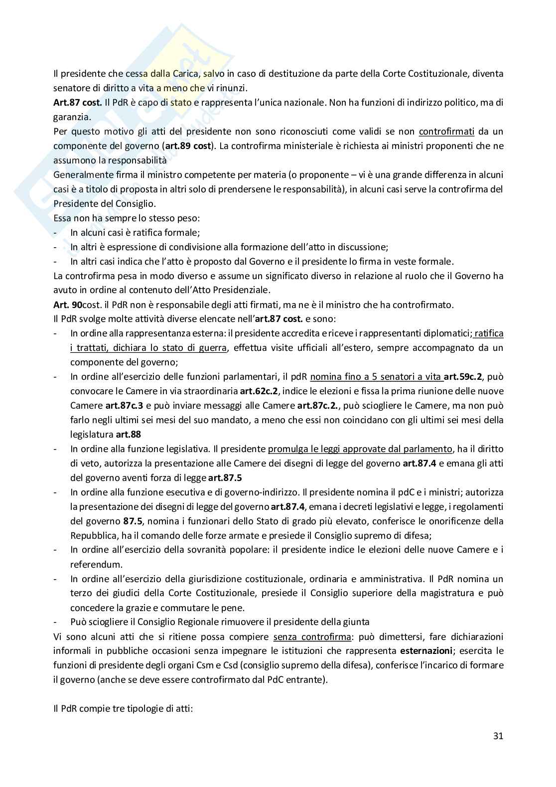 Appunti di Diritto pubblico Pag. 31