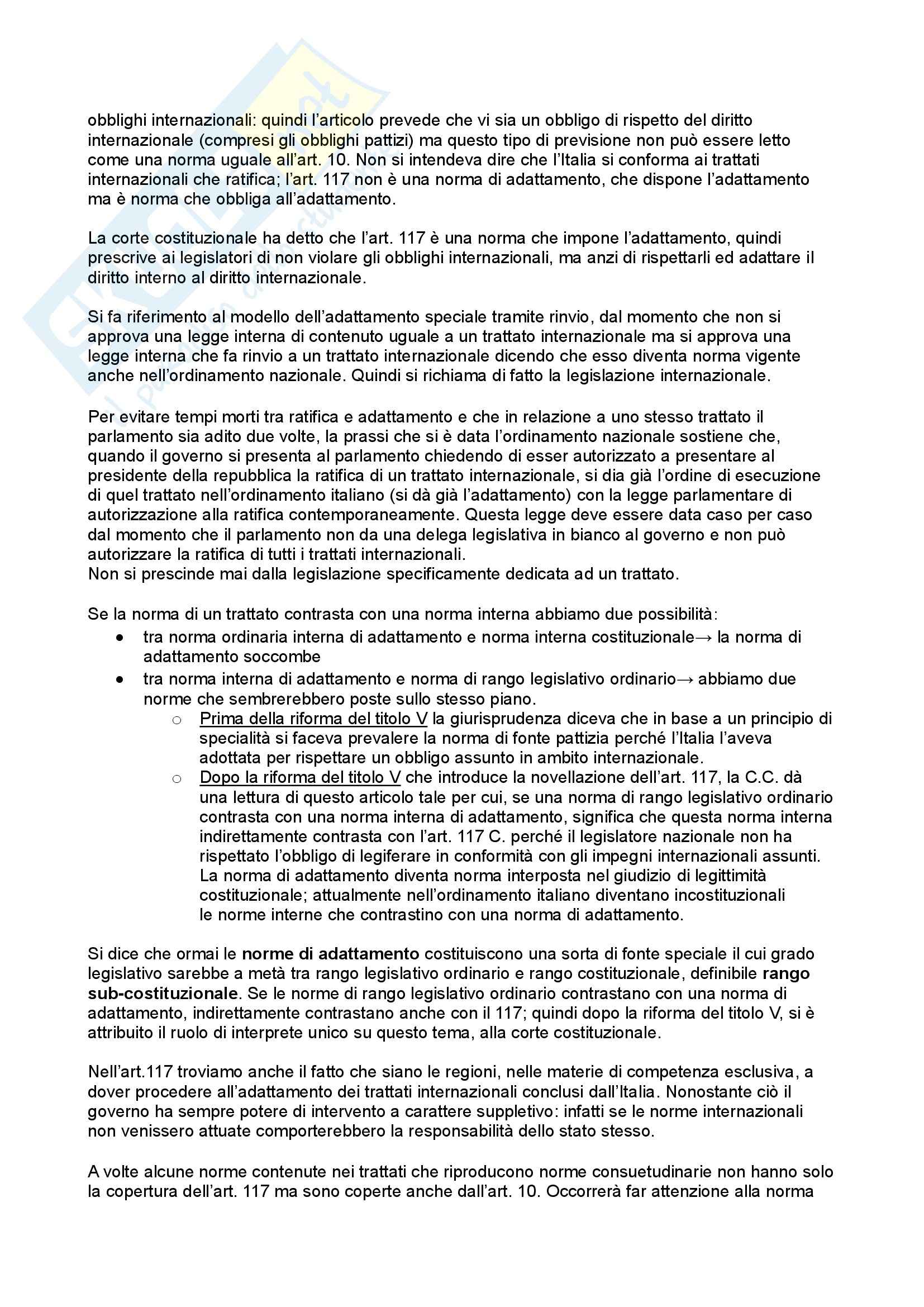 Appunti delle lezioni di diritto internazionale (privato e pubblico) della professoressa Ilaria Queirolo Pag. 36